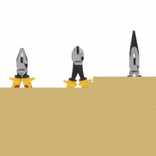 Набір з трьох шарнірно-губцевих інструментів LASER HARDENED VDE 1000V DeWALT DWHT82811-0