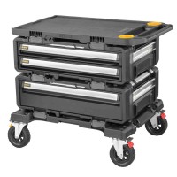 Рабочая станция 4 в 1 (комплект ящиков на тележке) TOUGHSYSTEM 2.0 DXL DeWALT DWST60520-1