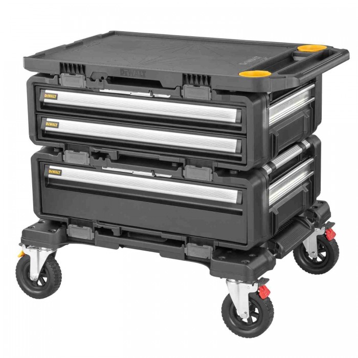 Рабочая станция 4 в 1 (комплект ящиков на тележке) TOUGHSYSTEM 2.0 DXL DeWALT DWST60520-1 (DWST60520-1)