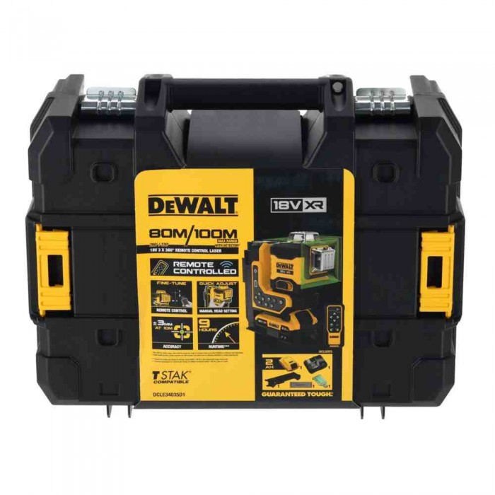 Уровень лазерный линейный DeWALT DCLE34035B (DCLE34035B)