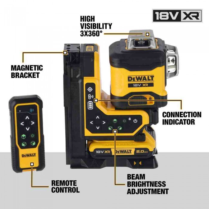 Рівень лазерний лінійний DeWALT DCLE34035D1 (DCLE34035D1)