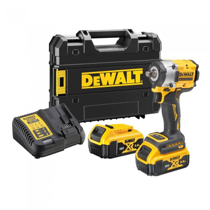 Купити Гайкокрут ударний акумуляторний безщітковий DeWALT DCF921P2T (DCF921P2T) Гайкокрут ударний акумуляторний безщітковий DeWALT DCF921P2T (DCF921P2T)