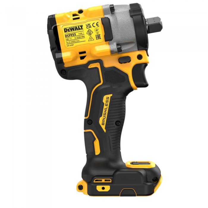 Гайкокрут ударний акумуляторний безщітковий DeWALT DCF922N (DCF922N)