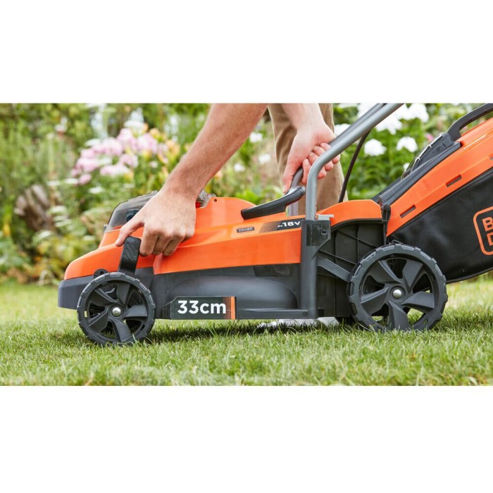 Газонокосилка аккумуляторная BLACK+DECKER BCMW33184L2 (BCMW33184L2)
