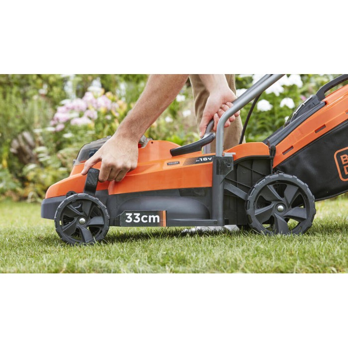 Газонокосилка аккумуляторная BLACK+DECKER BCMW3318L2 (BCMW3318L2)