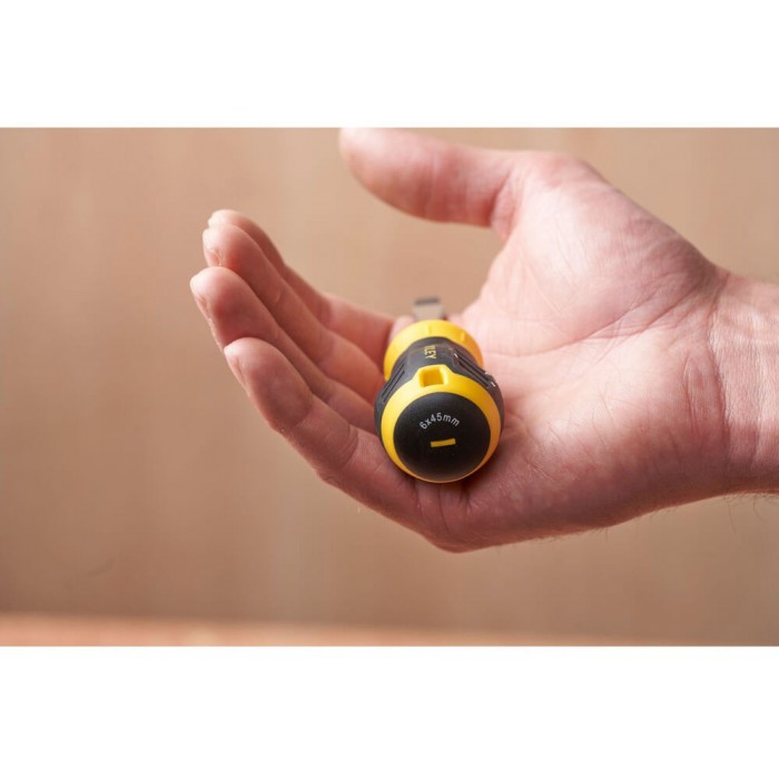 Викрутка Cushion Grip довжиною 45 мм з жалом, що розширюється під шліц SL 6.5 STANLEY STHT16147-0 (STHT16147-0)