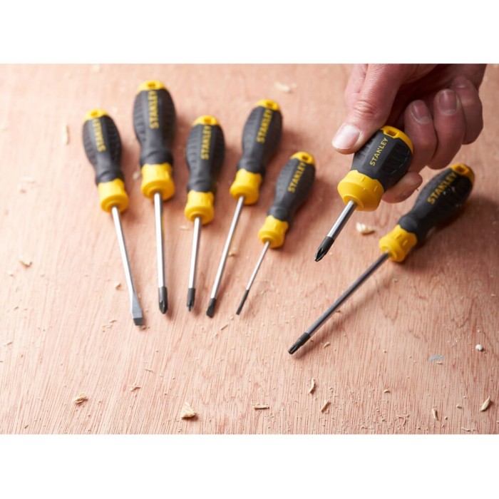Викрутка Cushion Grip під шліц Pz2 з довжиною жала 45 мм STANLEY STHT16196-0 (STHT16196-0)