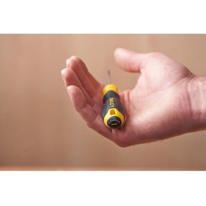 Викрутка Cushion Grip довжиною 60 мм з паралельним жалом під шліц SL 2.5 STANLEY STHT16151-0 (STHT16151-0)