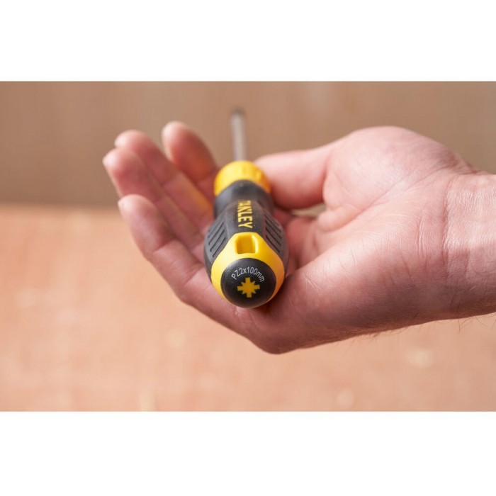 Отвертка Cushion Grip под шлиц Pz2 с длиной жала 100 мм STANLEY STHT16163-0 (STHT16163-0)