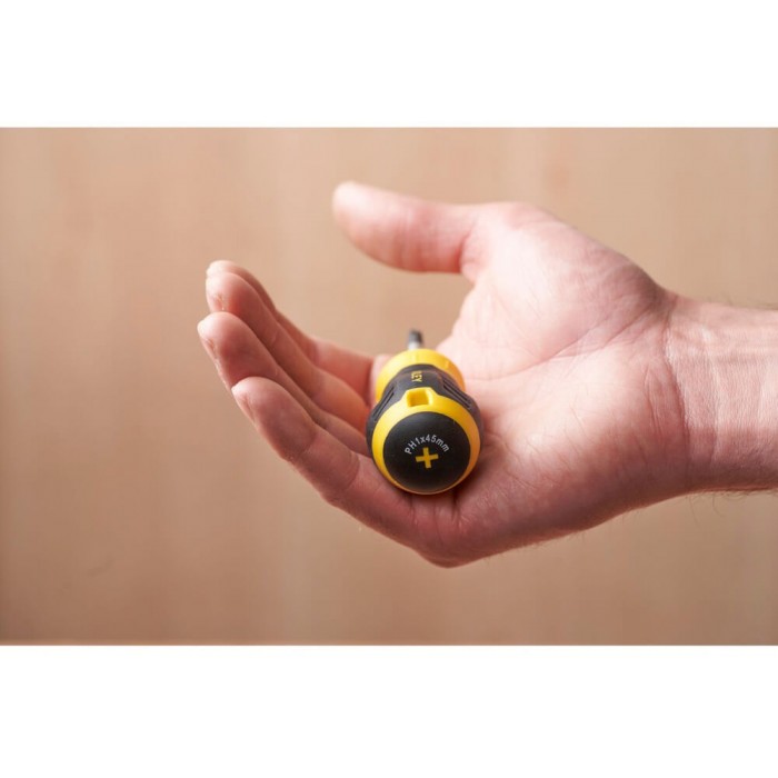 Викрутка Cushion Grip під шліц Ph1 з довжиною жала 45 мм STANLEY STHT16154-0 (STHT16154-0)