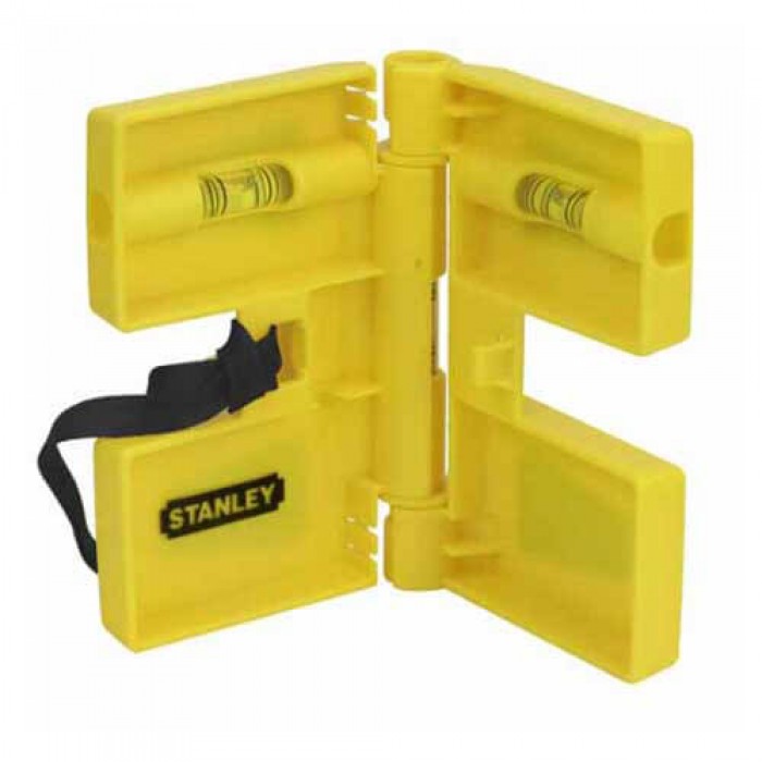 Уровень POST LEVEL для установки стоек, пластиковый с тремя капсулами и магнитами STANLEY 0-47-720 (0-47-720)