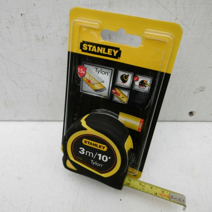 Рулетка измерительная OPP Tylon™ длиной 3 м, шириной 12.7 мм с метрической и дюймовой шкалами STANLEY 0-30-686 (0-30-686)