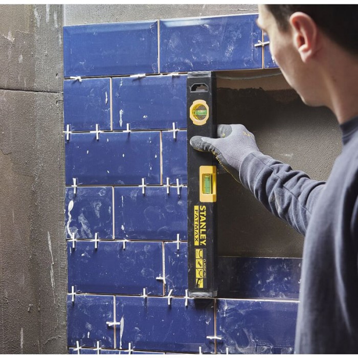 Уровень FatMax WATERFIT CLASSIC PRO алюминиевый длиной 400 мм с двумя капсулами STANLEY FMHT42553-1 (FMHT42553-1)