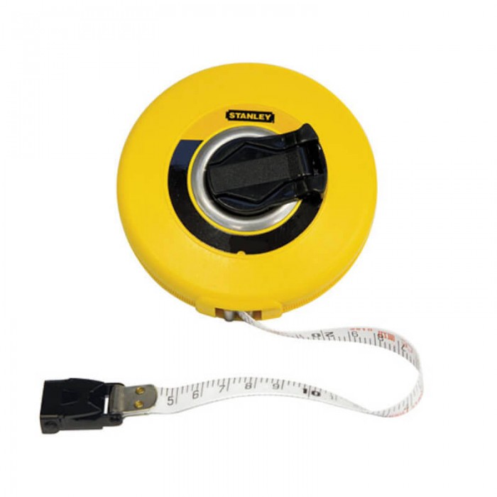 Рулетка измерительная FIBERGLASS длиной 20 м, шириной 12,7 мм, в пластмассовом корпусе STANLEY 0-34-296 (0-34-296)