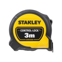 Рулетка измерительная CONTROL-LOCK длиной 3 м, шириной 19 мм, в резиновом корпусе, с двойной шкалой STANLEY STHT37230-0