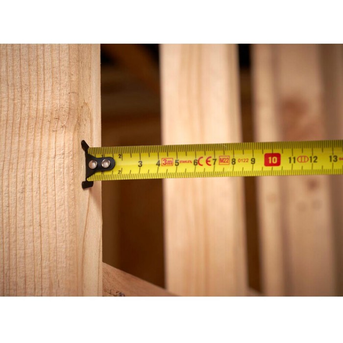 Рулетка измерительная CONTROL-LOCK длиной 3 м, шириной 19 мм, в резиновом корпусе, с двойной шкалой STANLEY STHT37230-0 (STHT37230-0)