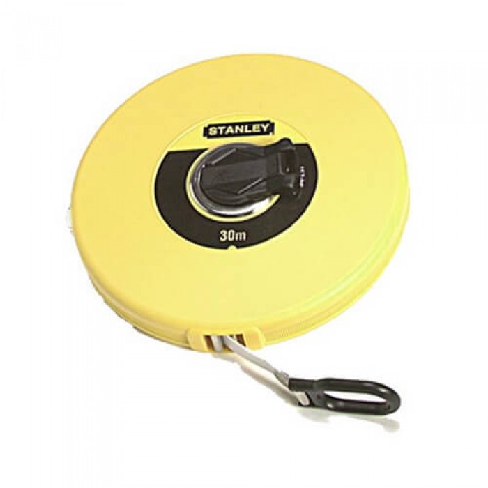 Рулетка измерительная FIBERGLASS длиной 30 м, шириной 12,7 мм, в пластмассовом корпусе STANLEY 0-34-297 (0-34-297)