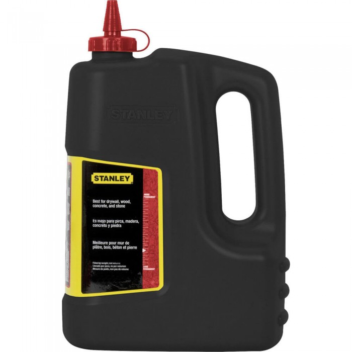 Порошок меловой червоного кольору, для зовнішніх робіт, що не змивається STANLEY 1-47-919 (1-47-919)