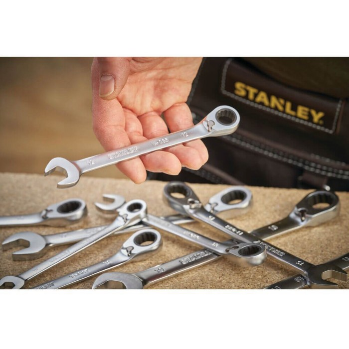 Ключ гаечный комбинированный размером 19 мм с храповым механизмом STANLEY FMMT13096-0 (FMMT13096-0)