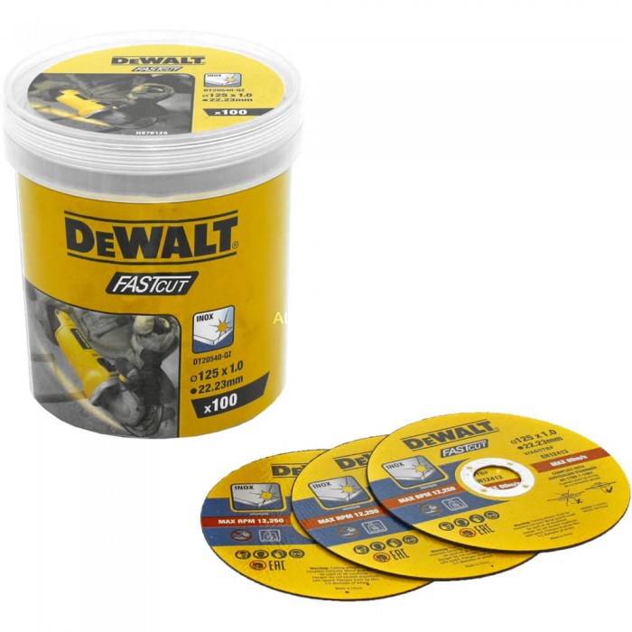 Набір кругів відрізних FASTCUT DeWALT DT20540 (DT20540)