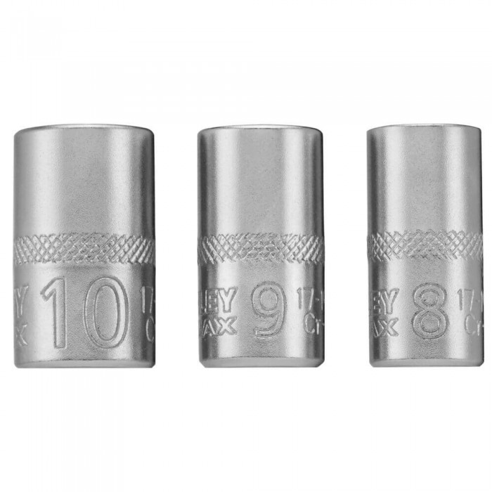 Набор торцевых головок 1/4 Maxi Drive, с шестигранным профилем, 3 шт: 8, 9, 10 мм STANLEY FMMT17091-0 (FMMT17091-0)