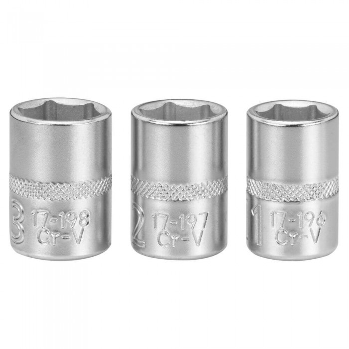 Набір торцевих головок 1/4 Maxi Drive, із шестигранним профілем, 3 шт: 11, 12, 13 мм. STANLEY FMMT17092-0 (FMMT17092-0)