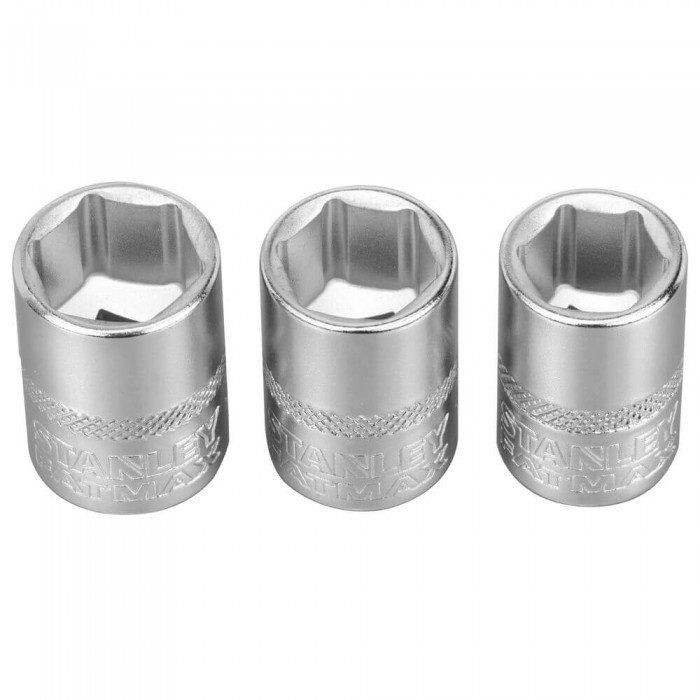 Набір торцевих головок 1/4 Maxi Drive, із шестигранним профілем, 3 шт: 11, 12, 13 мм. STANLEY FMMT17092-0 (FMMT17092-0)