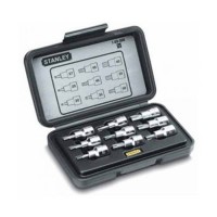 Набор торцевых головок 1/2 торкс Т20-Т60, из девяти предметов STANLEY 1-89-098