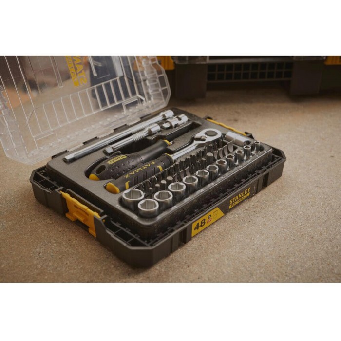 Набор торцевых головок 1/4 FATMAX® Maxi Drive, шестигранный, 48 предметов STANLEY FMMT98101-0 (FMMT98101-0)