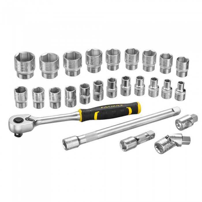 Набор торцевых головок 1/2 FATMAX® Maxi Drive, шестигранный, 26 предметов STANLEY FMMT98103-1 (FMMT98103-1)