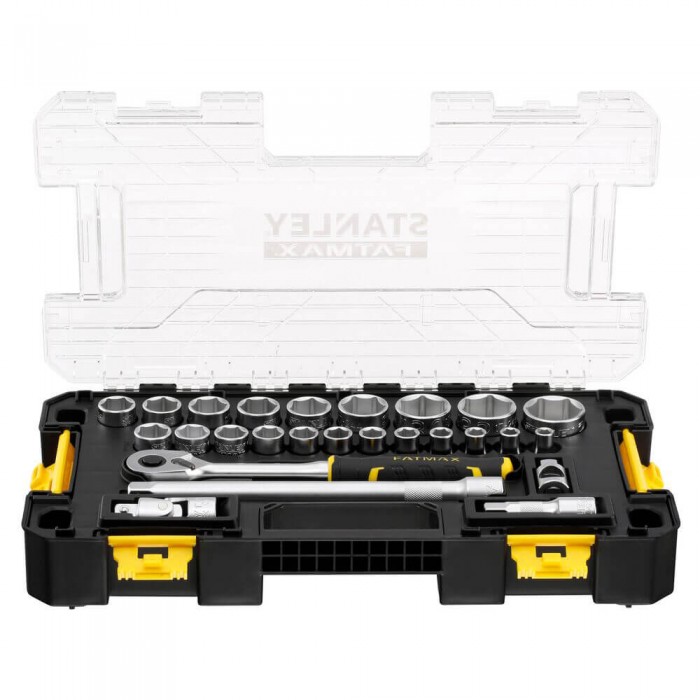 Набор торцевых головок 1/2 FATMAX® Maxi Drive, шестигранный, 26 предметов STANLEY FMMT98103-1 (FMMT98103-1)