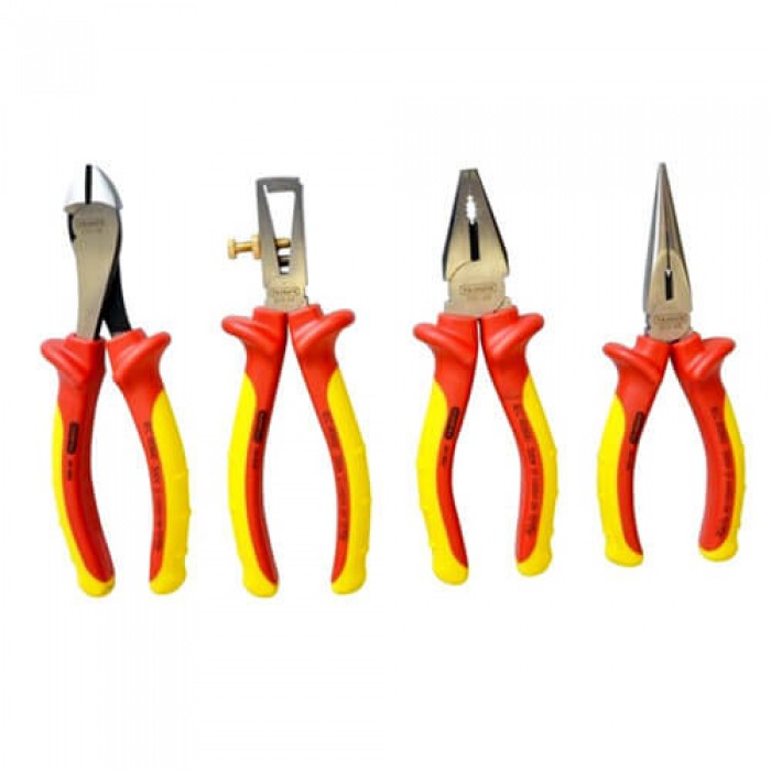 Набор из четырех шарнирно-губцевых инструментов для электричества MAXSTEEL VDE 1000V STANLEY 4-84-489 (4-84-489)