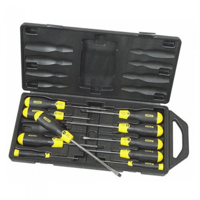 Набор из десяти отверток CushionGrip STANLEY 2-65-014 (2-65-014)