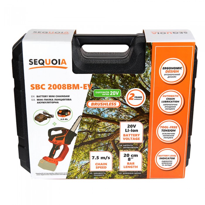 Минипиловая цепная аккумуляторная SEQUOIA SBC2008BM-EV (SBC2008BM-EV)
