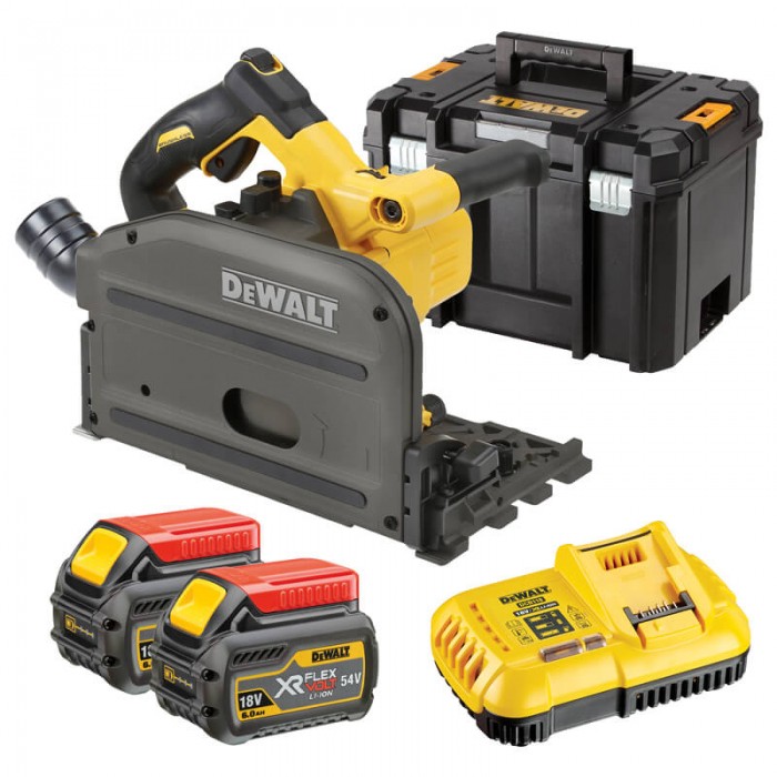 Пила дисковая погружная аккумуляторная DeWALT DCS520T2 (DCS520T2)