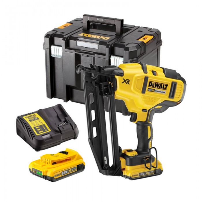 Пістолет цвяхозабивний акумуляторний безщітковий DeWALT DCN660D2 (DCN660D2)