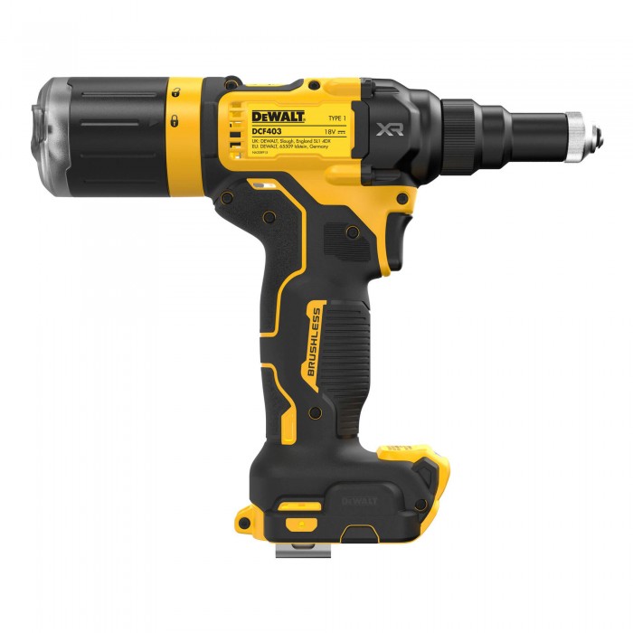 Заклепочник акумуляторний безщітковий DeWALT DCF403NT (DCF403NT)