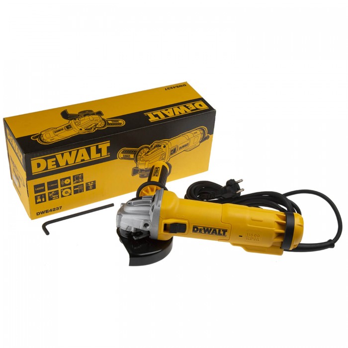 Шлифмашина угловая - болгарка сетевая DeWALT DWE4237 (DWE4237)