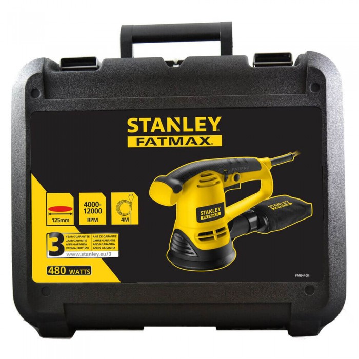 Шліфмашина ексцентрикова мережева STANLEY FATMAX FME440K (FME440K)