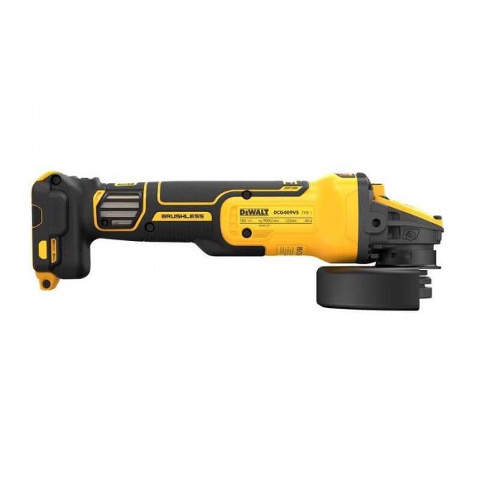 Шлифмашина угловая - болгарка бесщеточная аккумуляторная DeWALT DCG409VSNT (DCG409VSNT)