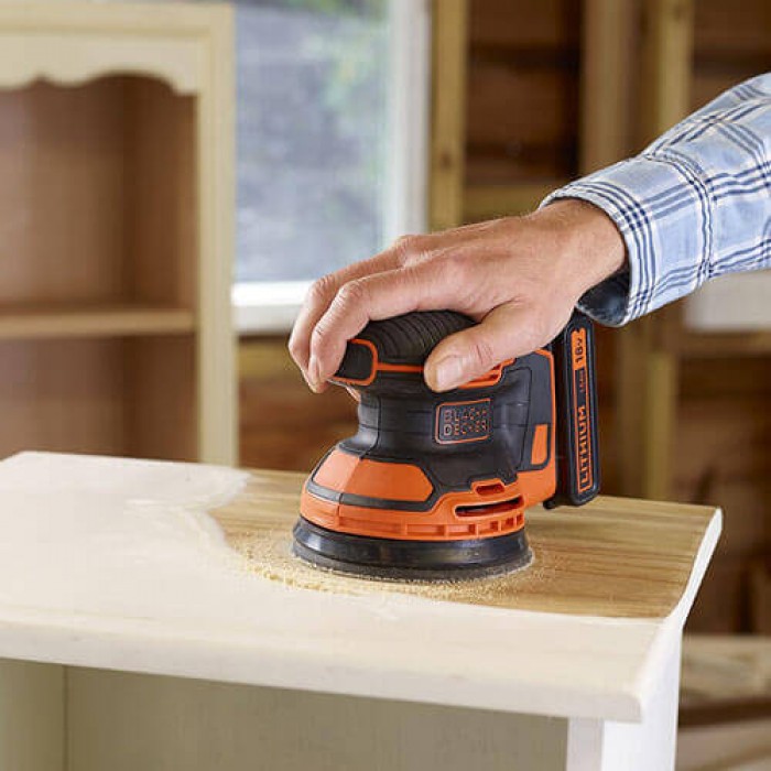 Шліфмашина ексцентрикова акумуляторна BLACK+DECKER BDCROS18 (BDCROS18)