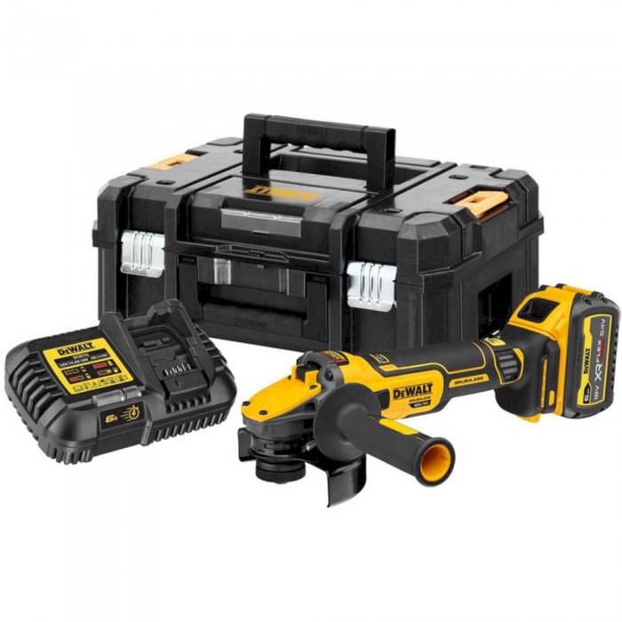Шлифмашина угловая - болгарка бесщеточная аккумуляторная DeWALT DCG409VST1 (DCG409VST1)