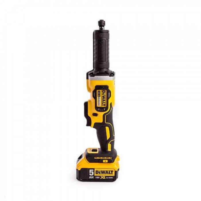 Прямошлифовальна машина акумуляторна безщіткова DeWALT DCG426P2 (DCG426P2)
