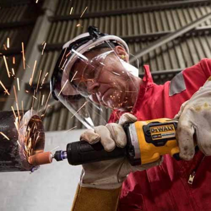 Прямошлифовальна машина акумуляторна безщіткова DeWALT DCG426P2 (DCG426P2)