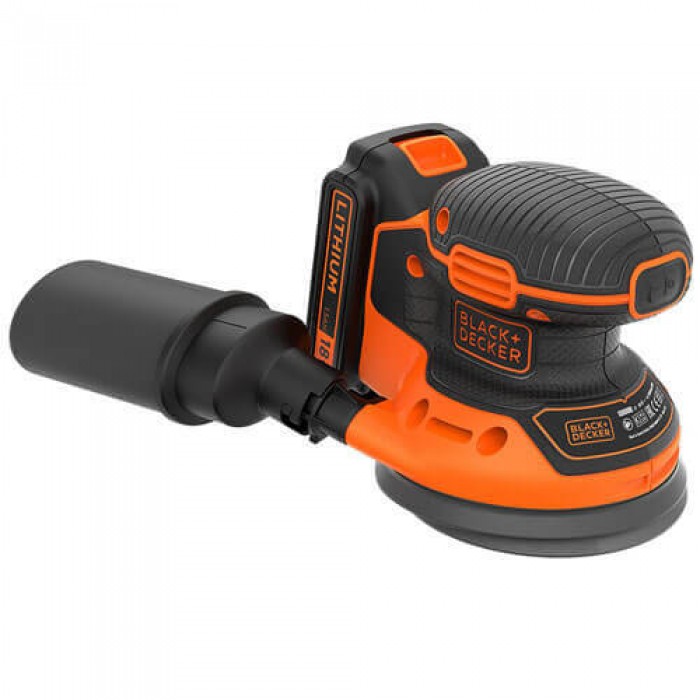 Шліфмашина ексцентрикова акумуляторна BLACK+DECKER BDCROS18N (BDCROS18N)