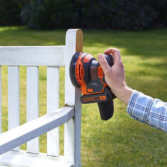 Шліфмашина ексцентрикова акумуляторна BLACK+DECKER BDCROS18N (BDCROS18N)
