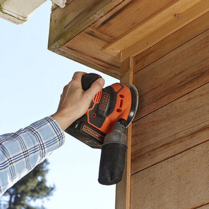 Шліфмашина ексцентрикова акумуляторна BLACK+DECKER BDCROS18N (BDCROS18N)