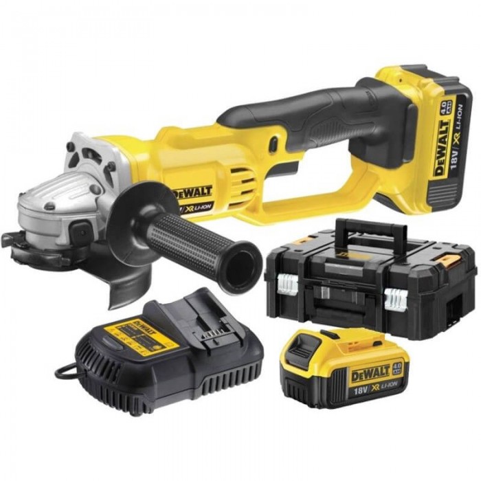 Шлифмашина угловая - болгарка аккумуляторная DeWALT DCG412M2 (DCG412M2)