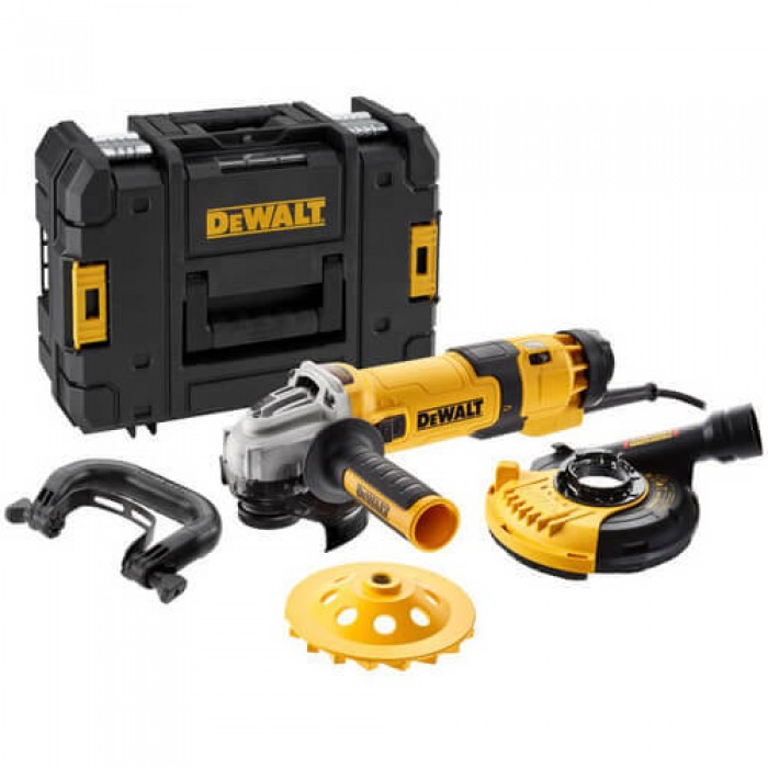 Шлифмашина угловая - болгарка сетевая DeWALT DWE4257KT (DWE4257KT)