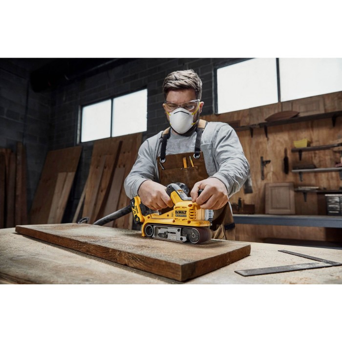 Шліфмашина стрічкова акумуляторна безщіткова DeWALT DCW220P2 (DCW220P2)
